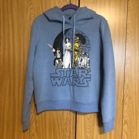 Star Wars Tops - 🦋3/$30 Star Wars Blue Hoodie S/M